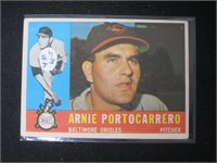 1960 TOPPS #254 ARNIE PORTOCARRERO ORIOLES