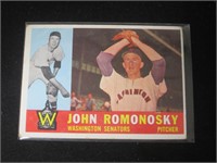 1960 TOPPS #87 JOHN ROMONOSKY SENATORS