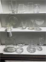 Clear glass lot NO SHIPPING