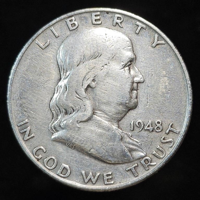 1948 Franklin Half Dollar - First Year Franklin