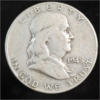 1948-D Franklin Half Dollar