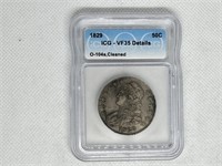 1829 Capped Bust Half Dollar