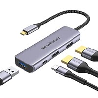 USB C Hub USB-C to HDMI Adapter - Newmight 6 in 1