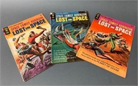 3 Gold Key Lost in Space Comics 12 Cent