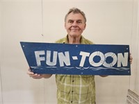 Metal FUN- TOON Sign 29" Long