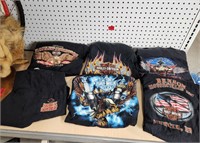 6 Harley Davidson Mens Tshirts L/XL/XXL