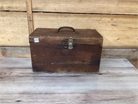 Wooden toolbox