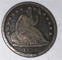 1838  Half Dime