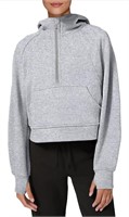 ( New ) Size : M Womens Half Zip Sweater Hoodie