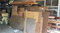 Misc. Assortment of Wood 
Stored in Garage