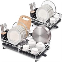 TOOLF Expandable Dish Drainer Rack, Adjustable 304