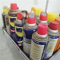 FLAT OF WD40 & MISC LUBE