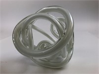 Vintage Hand Blown Glass Knot