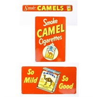 Lot of Vintage Camel Cigarette Signs