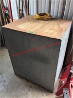 Galvanized heated insulated tank