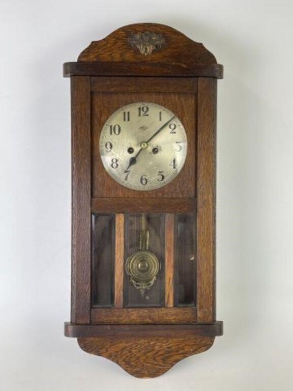 Vintage Wooden Wall Clock