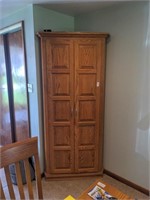 Solid wood corner cabinet from REM supply approx.