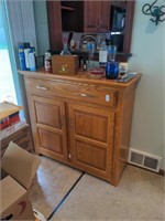 Solid wood sideboard 46"w x 17"d x 41 1/2" h