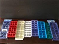 Set Of Colored Ice Cube Trays Great For Making