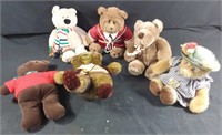 Assortment of teddy bears