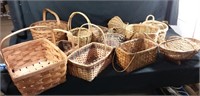 Assortment of woven baskets