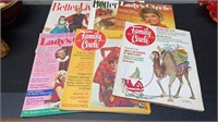 6 Vintage Magazines Family Circle, Lady's Circle &