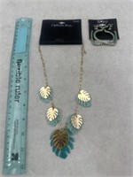 NEW Mixed Lot of 2- Earrings & Necklace Set