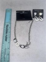 NEW Lot of 2- Ophelia Roe Earrings & Necklace Set