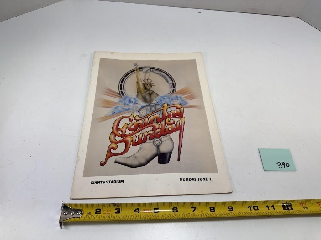 1980's Country Sunday NY Music Festival Program