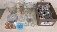 Pressed, pattern, blown, crystal glassware