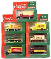(7) 1:64 1991 Hartoy Coca-Cola Vintage Vehicles