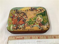 Humpty Dumpty Tin Litho Toffee Tin, 5 1/2”W, 1