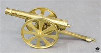 Brass Cannon Figurine