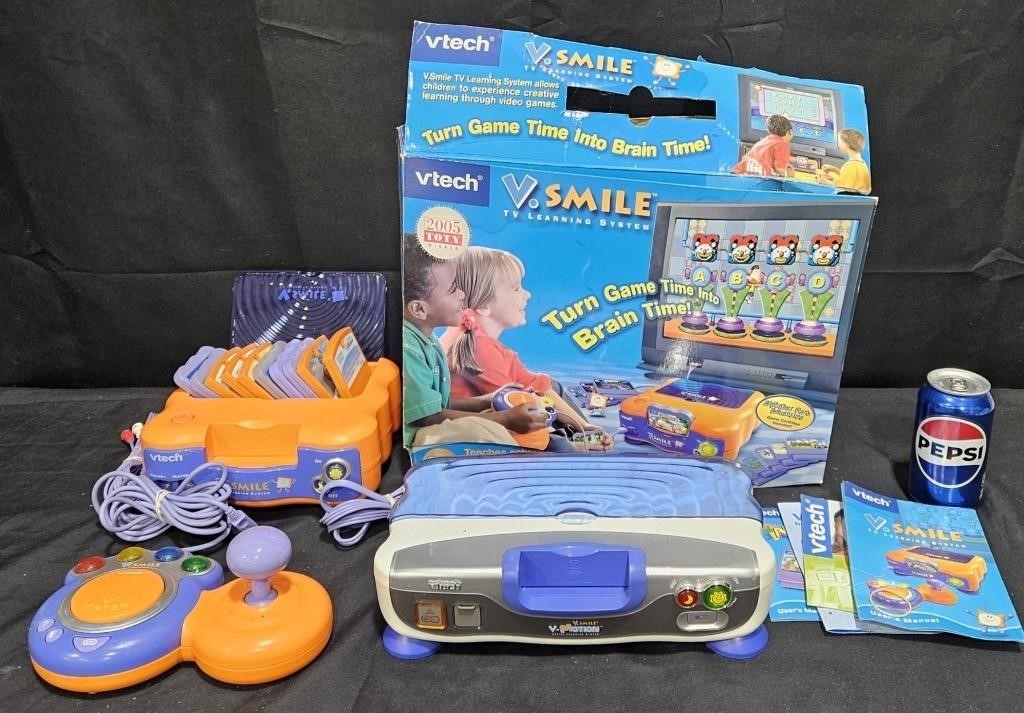 V-Tec V Smile TV Learning System w Cartridges