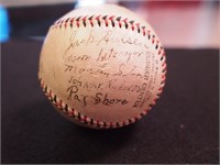 1942 Springfield (Il.) Browns signed baseball