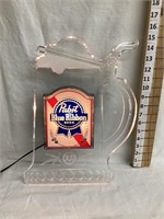 Pabst Blue Ribbon Beer Light, “Stein”, Working,
