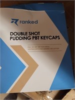 Ranked double shot pudding PBT keycaps