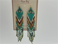 Tapestry of the Time Beaded Earring from Myra Bags