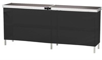 Trademark Innovations Portable Bar Table, Black