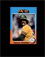 1975 Topps Mini #21 Rollie Fingers EX to EX-MT+