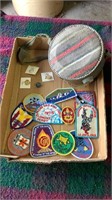 Scouting patches, pins & Canteen