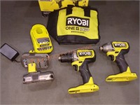 RYOBI 18V 2 tool combo kit