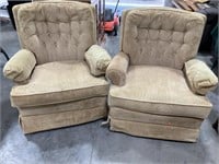Swivel rocking chairs 44 x 28