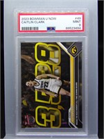 Caitlin Clark 2023 Bowman U Scoring Record PSA 9