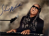 Stevie Wonder signed photo