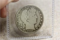 1910-S Barber Silver Half Dollar