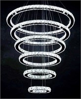 Moooni Modern High Ceiling Chandelier,3-Color Cha