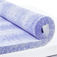 PERLECARE 3 Inch Memory Foam Mattress Topper Quee