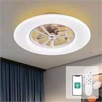 Orison 24'' Low Profile Ceiling Fan with Light, Sm