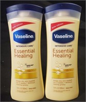 2 Vaseline Essential Healing Body lotion 10fl oz
